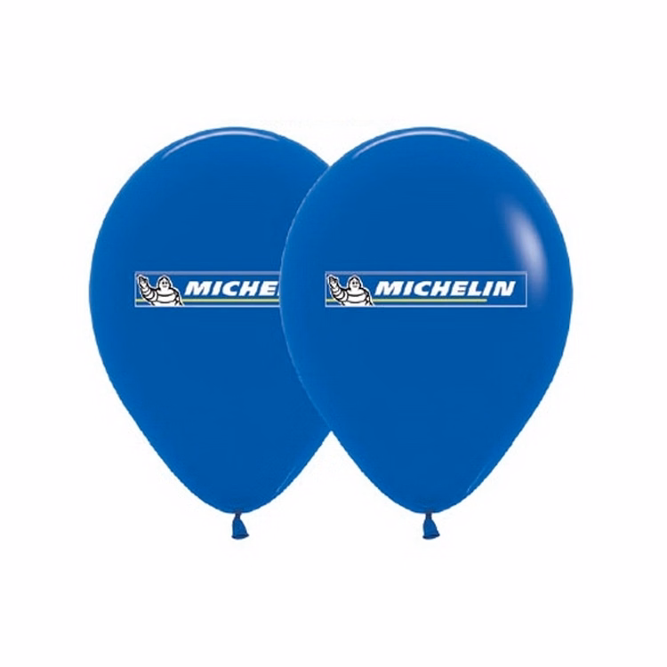Helium Balloon 9" Latex Imprinted 2 Sides 3 Colors
