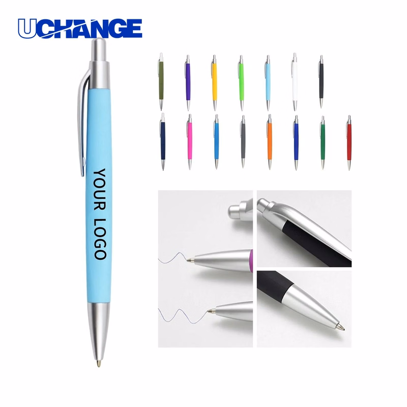 Smooth Writing Plastic Ballpoint Pen Tool with Comfortable Grip
