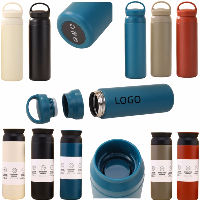 304 Stainless Steel Insulated Bottle-Handle-type Or Flat-lid