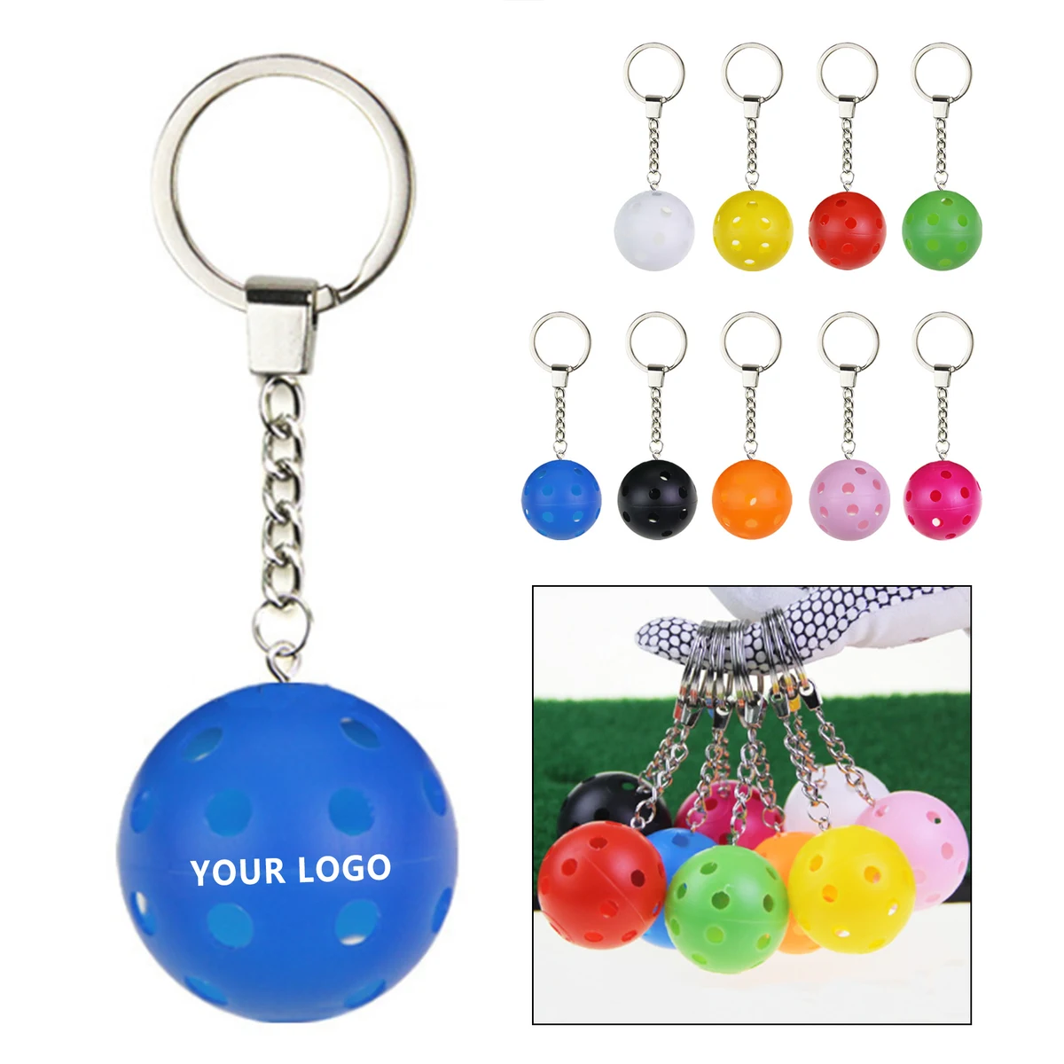 Mini Pickleball Keychain MOQ 100 1
