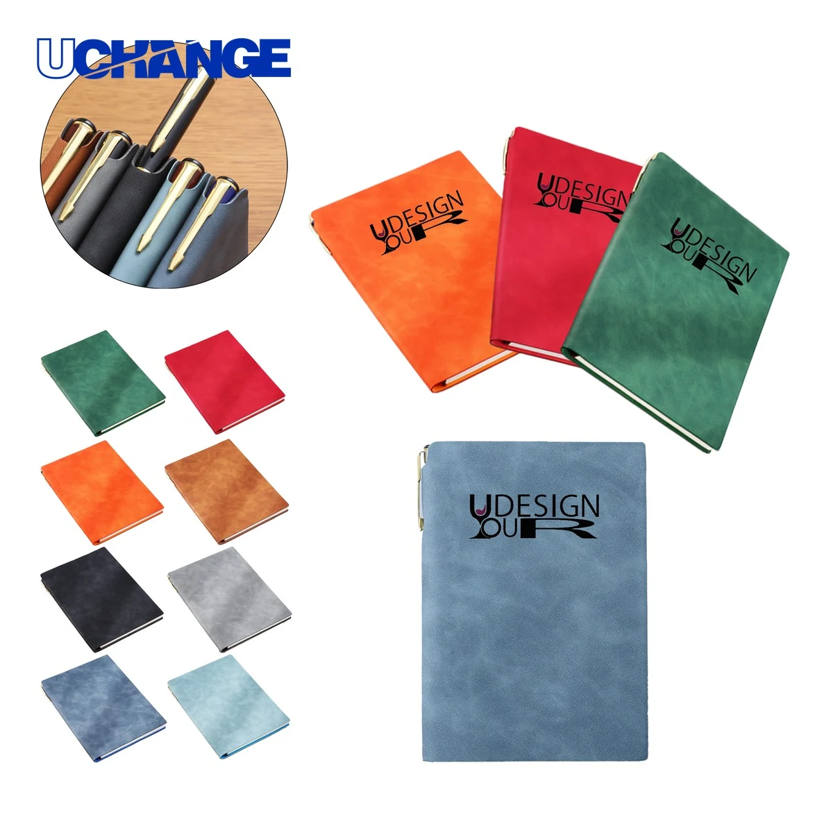 A5 Soft Leather-Bound Multi-Purpose Notebook Journal 1