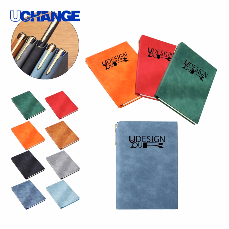 A5 Soft Leather-Bound Multi-Purpose Notebook Journal