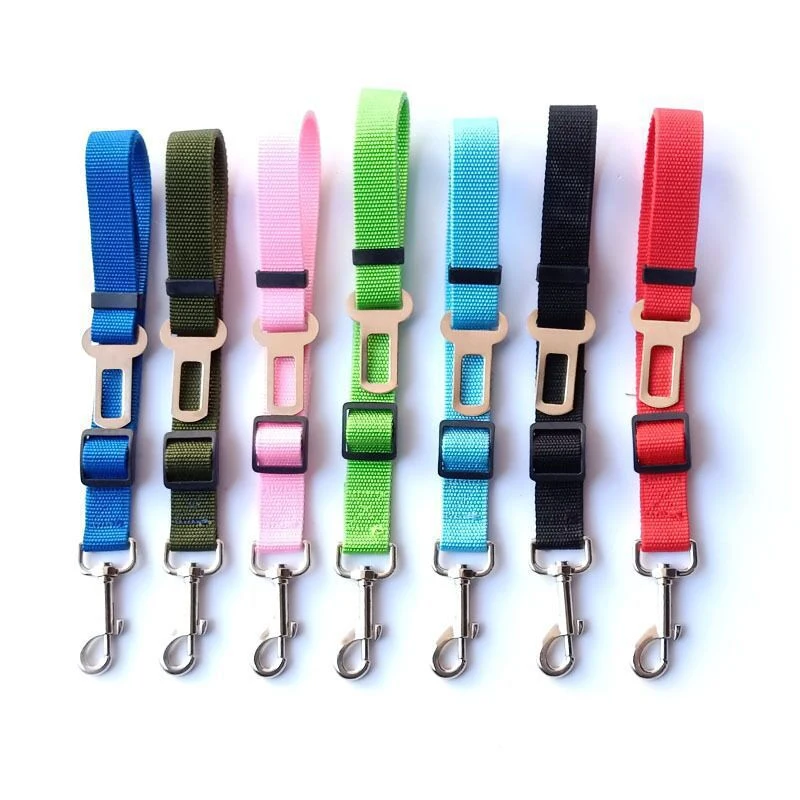 Pet Adjustable Car Seat Belts Safety Leash 1