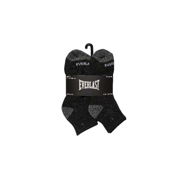 Men's Performance Half Cushion Quarter Socks Black 1