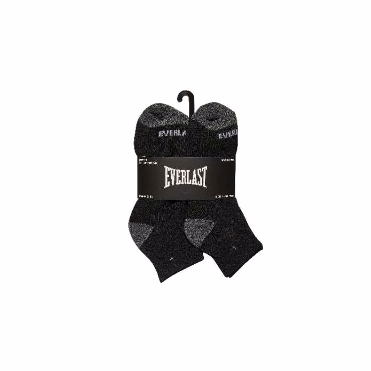 Men's Performance Half Cushion Quarter Socks Black