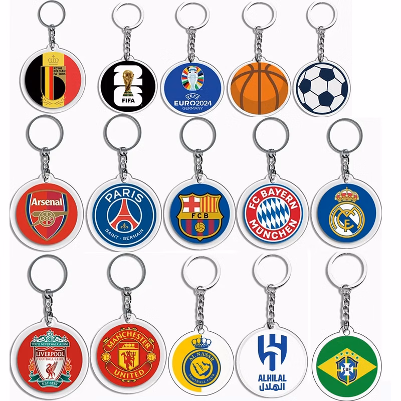 Custom-shaped double-sided full-color acrylic keychains
