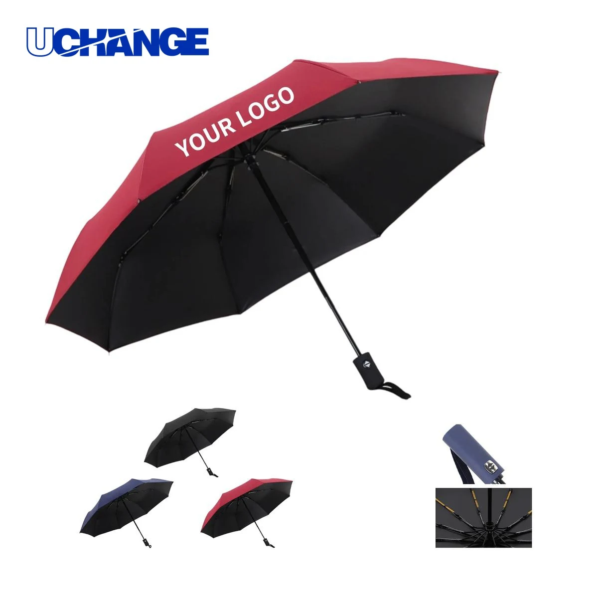 Pongee Inverted Umbrella Drip Free 1