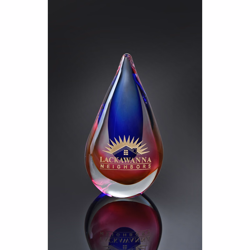 Teardrop Art Glass