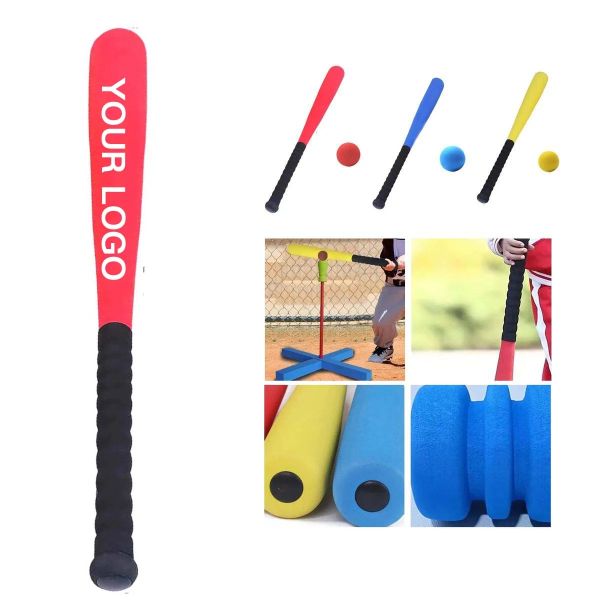 EVA Foam Baseball Bat and Ball 1