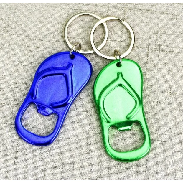 Flip Flop Beer Bottle Opener Keychain 1