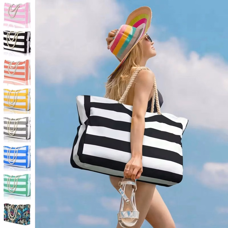Waterproof Large Beach Tote Bag Summer Sand Proof Picnic