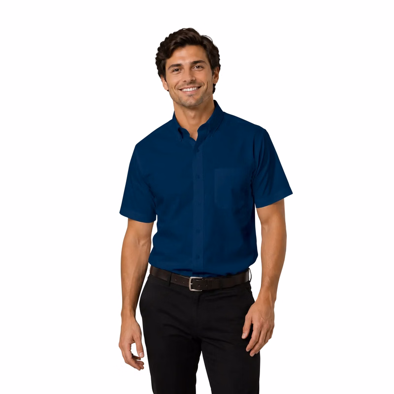 Men's Short-Sleeve Value Poplin Shirt