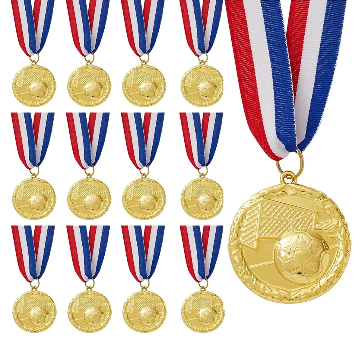MOQ50 Custom Zinc Medal With Lanyard 1