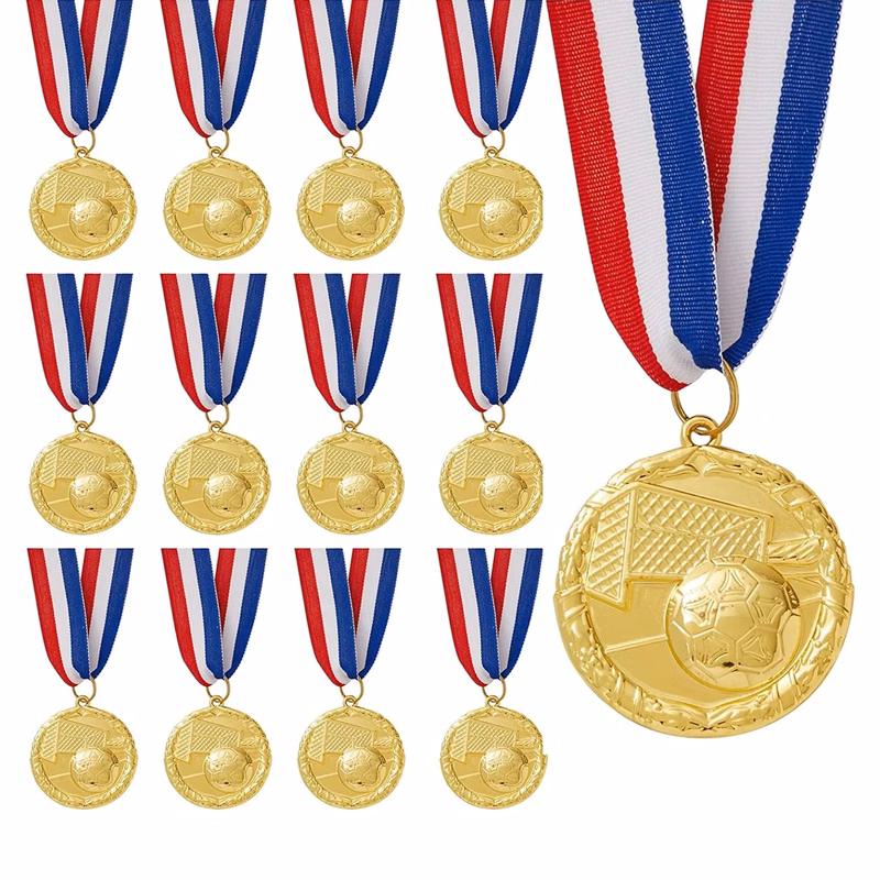 MOQ50 Custom Zinc Medal With Lanyard
