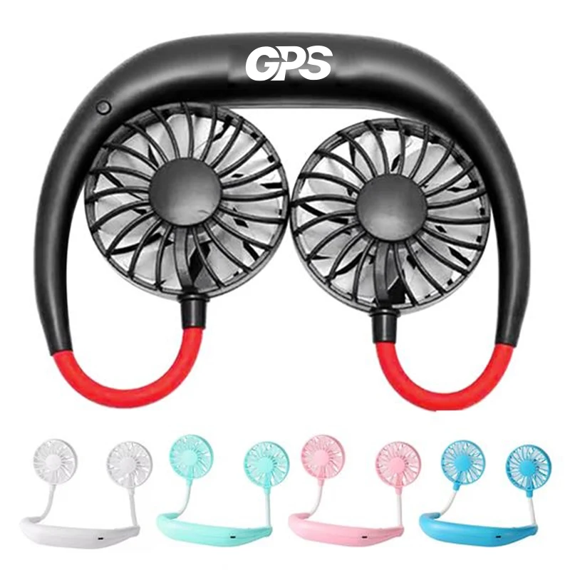 3 Speeds Hand Free Neck Fan 1