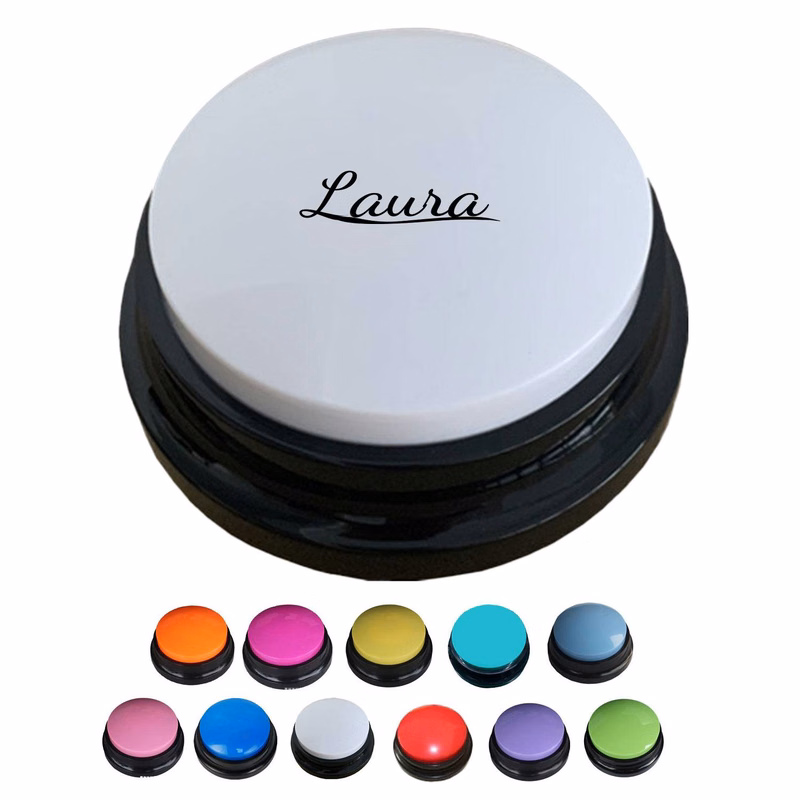 Dog Training Voice Recorder Button Toy