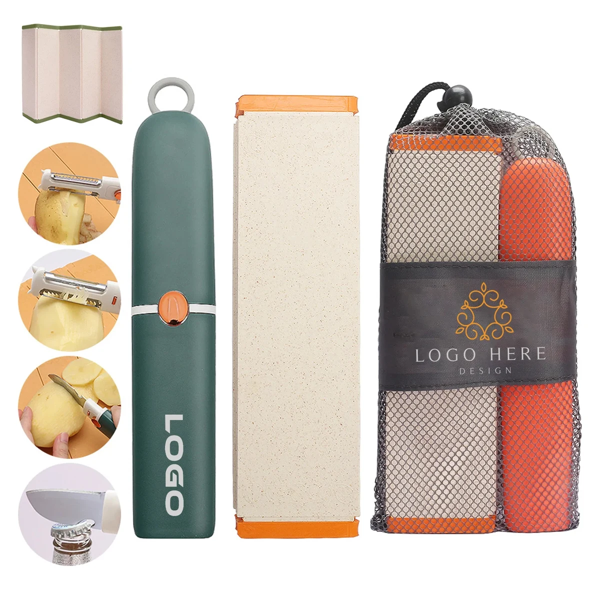5in1 Collapsible Cutting Board Knife Set 1
