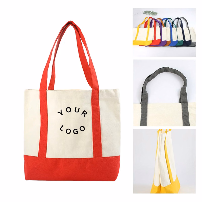 12oz Canvas Shoulder Tote for Travel or Shopping