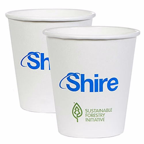 10 oz. SQUAT Paper Hot Cup - Flexographic printed