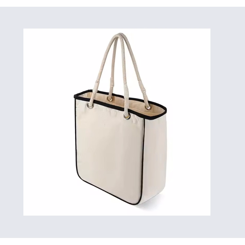 Loop Handle Canvas Tote Bags
