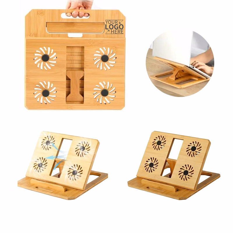 Wooden Foldable Laptop Stand