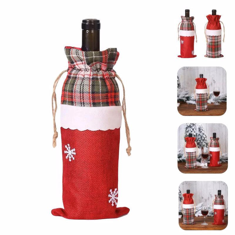 Christmas Wine Bottle Cover