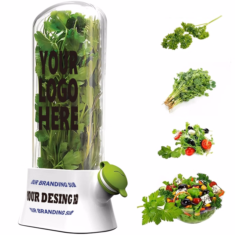 Custom Logo Herb & Vegetable Fresh-Keeper Box