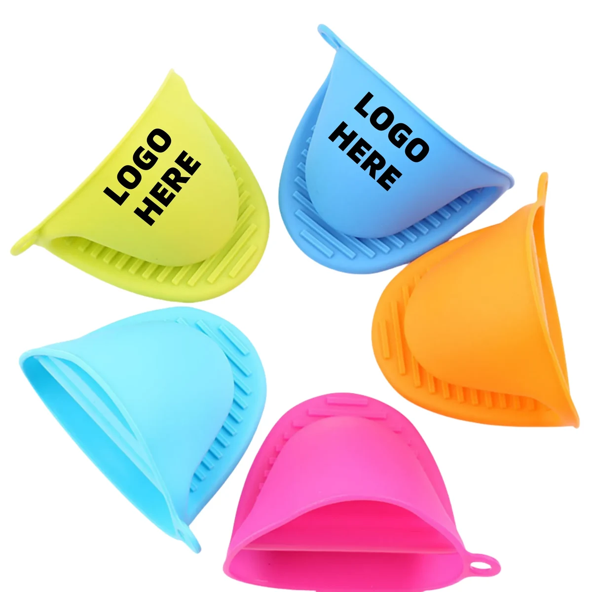 MOQ 20 Silicone Heat Resistant Cooking Pinch Mitts 1