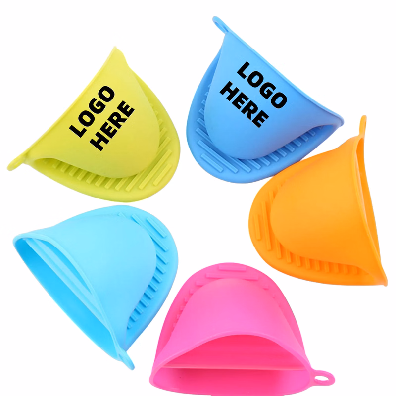 MOQ 20 Silicone Heat Resistant Cooking Pinch Mitts