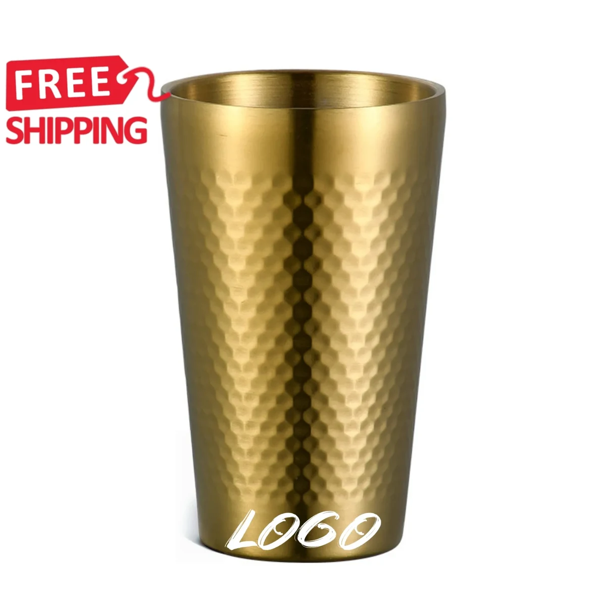 Stainless Steel Stackable Drinking Cup 6 oz 22 oz 1