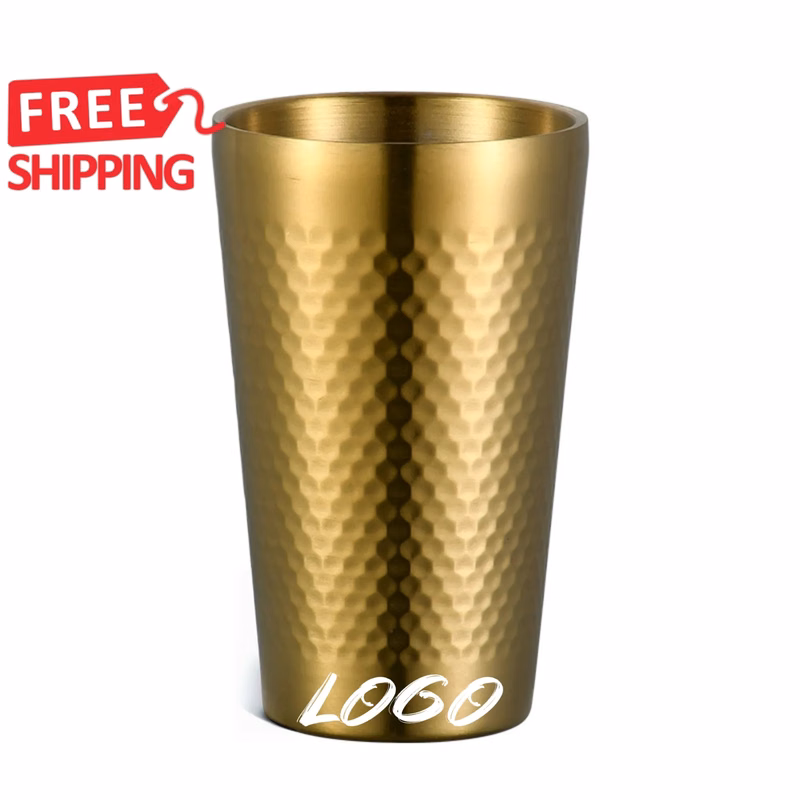 Stainless Steel Stackable Drinking Cup 6 oz 22 oz
