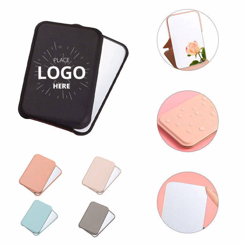 Stainless Steel Ultrathin Folding Makeup Mirr