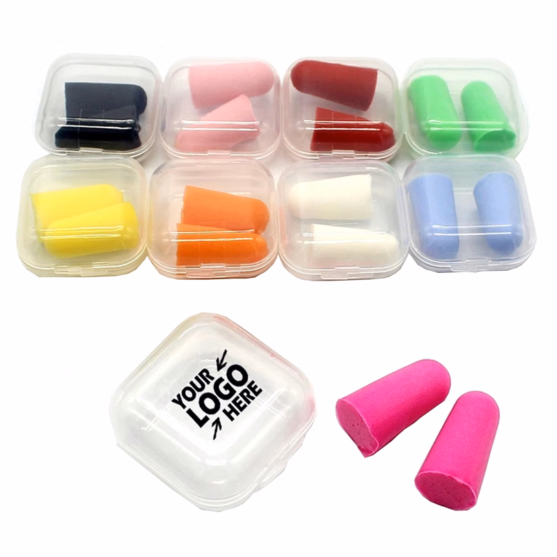 MOQ 200 2 Piece Soft Foam Ear Plug Pack