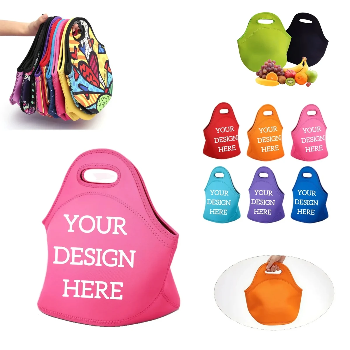 Premium Insulated Neoprene Lunch Bag 1