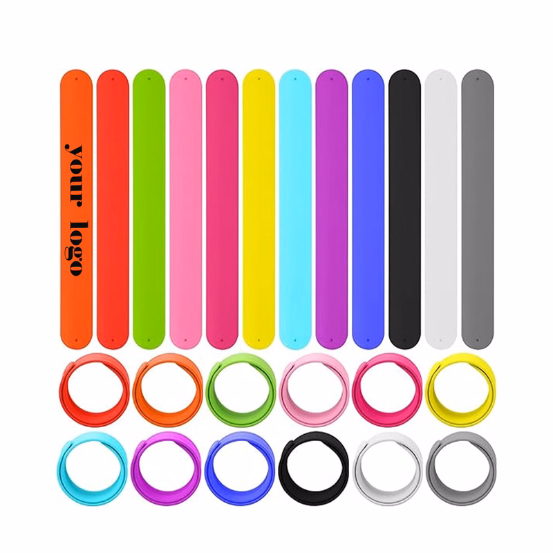 Soft Silicone Slap Bracelet MOQ50