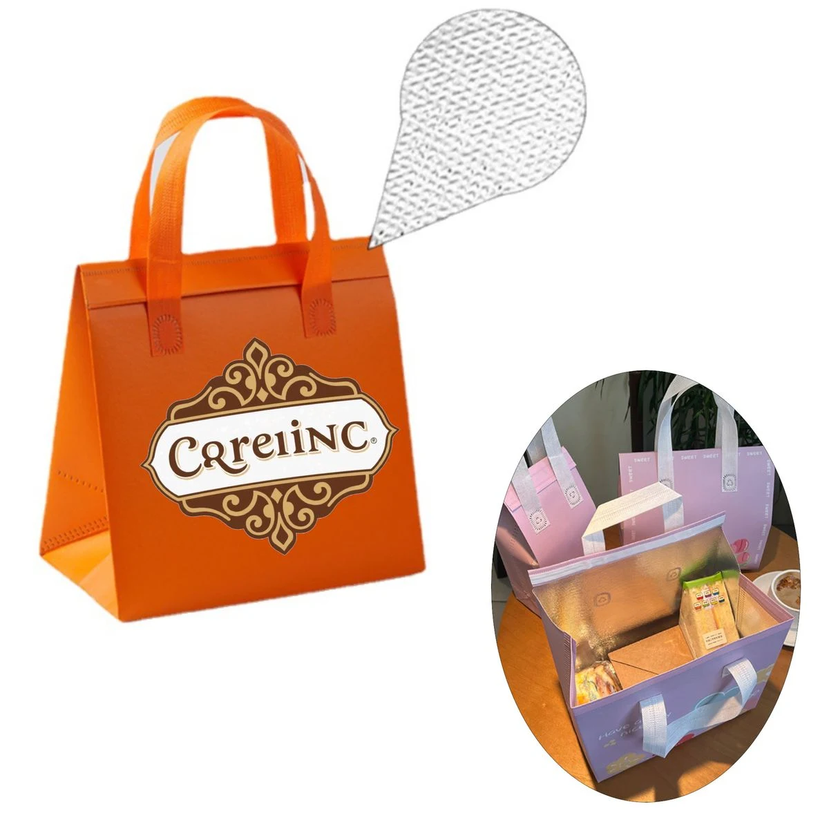Insulated Ziplock Tote Bag 1