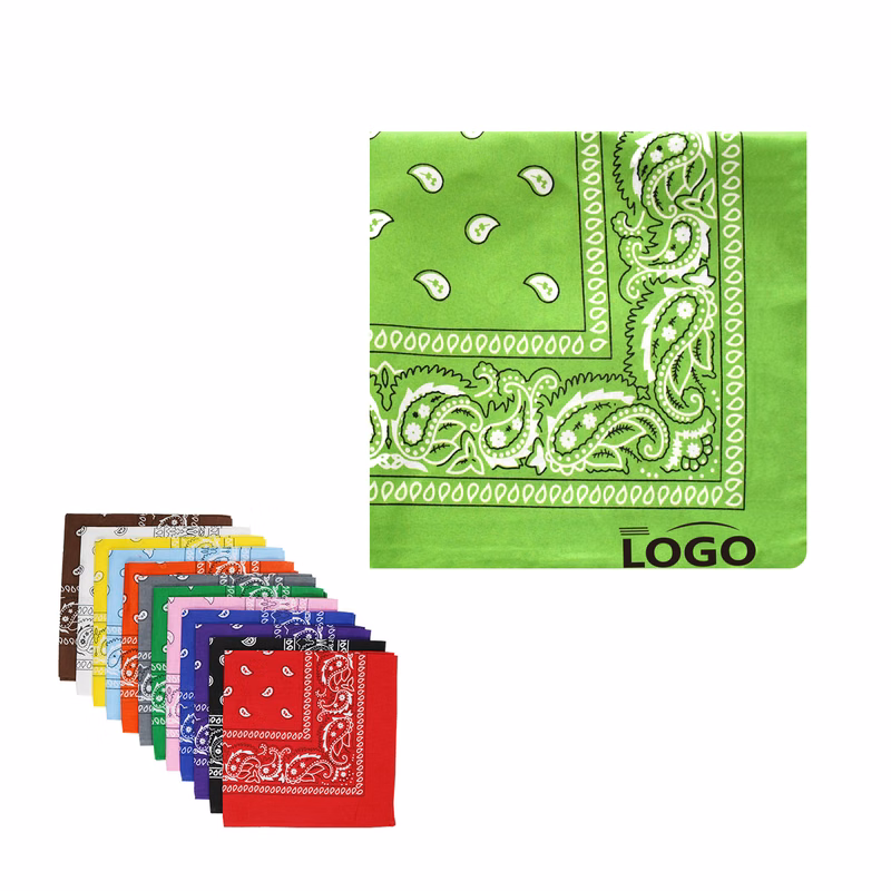 Poly Silk Square Scarf Bandana