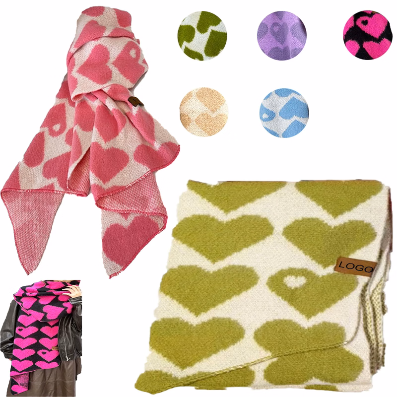 Spot Winter Soft Knitted Scarf
