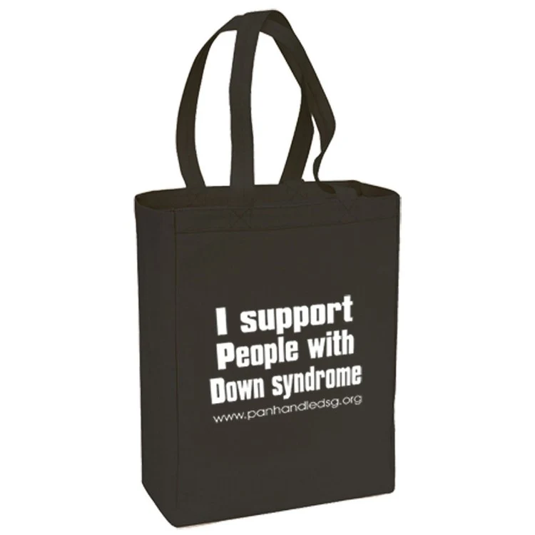 Canvas Gusset Shopping Tote - Natural Beige 1