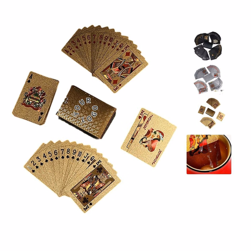 Premium Plastic Poker Cards with Clear Printing