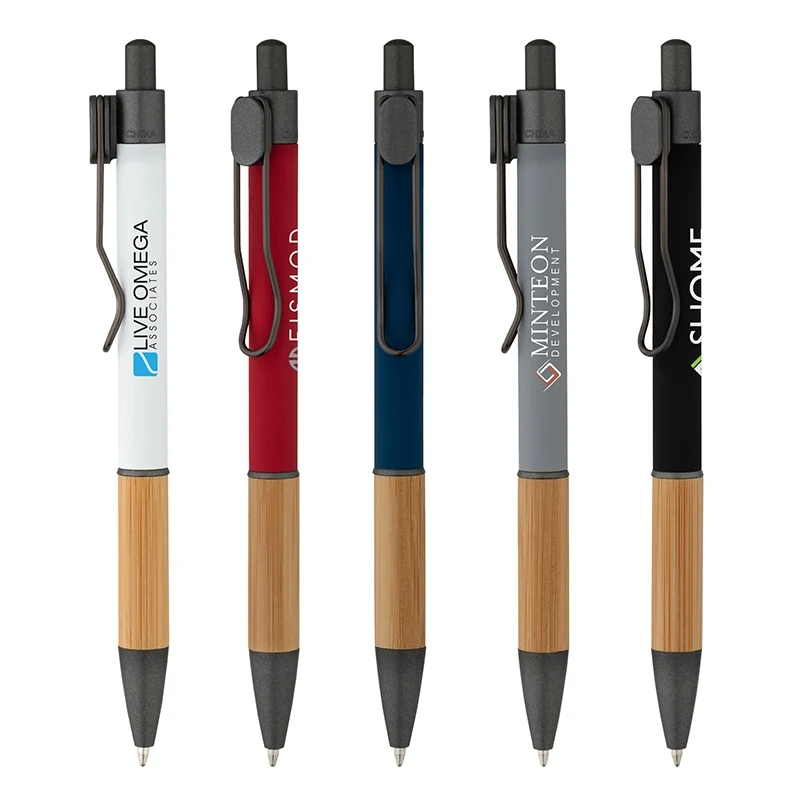 Manoa Ballpoint Pen w/ Bamboo Grip 1