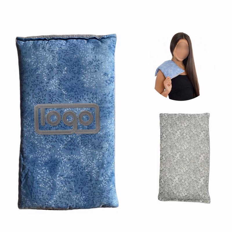 Microwavable Flaxseed Hot Cold Neck Shoulder Pillow
