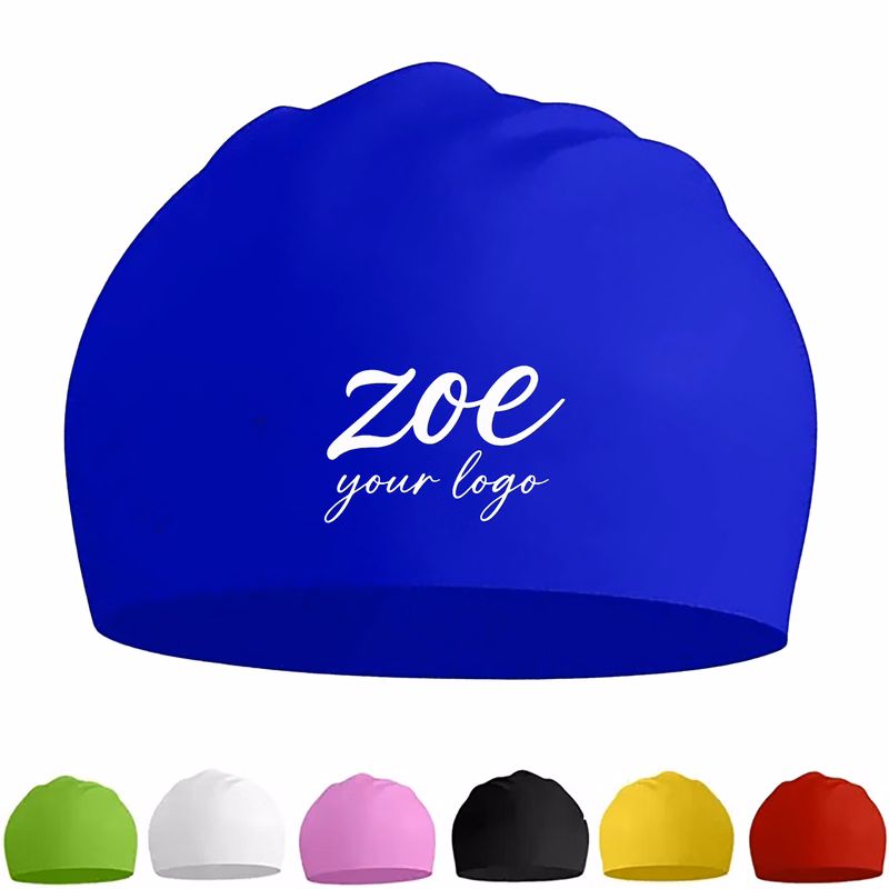 Durable Full Color Silicone Swim Cap