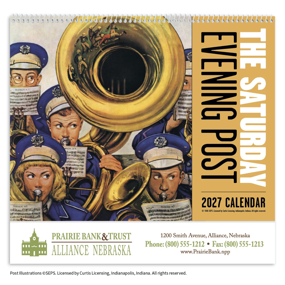 Good Value™ The Saturday Evening Post - Spiral Calendar 1