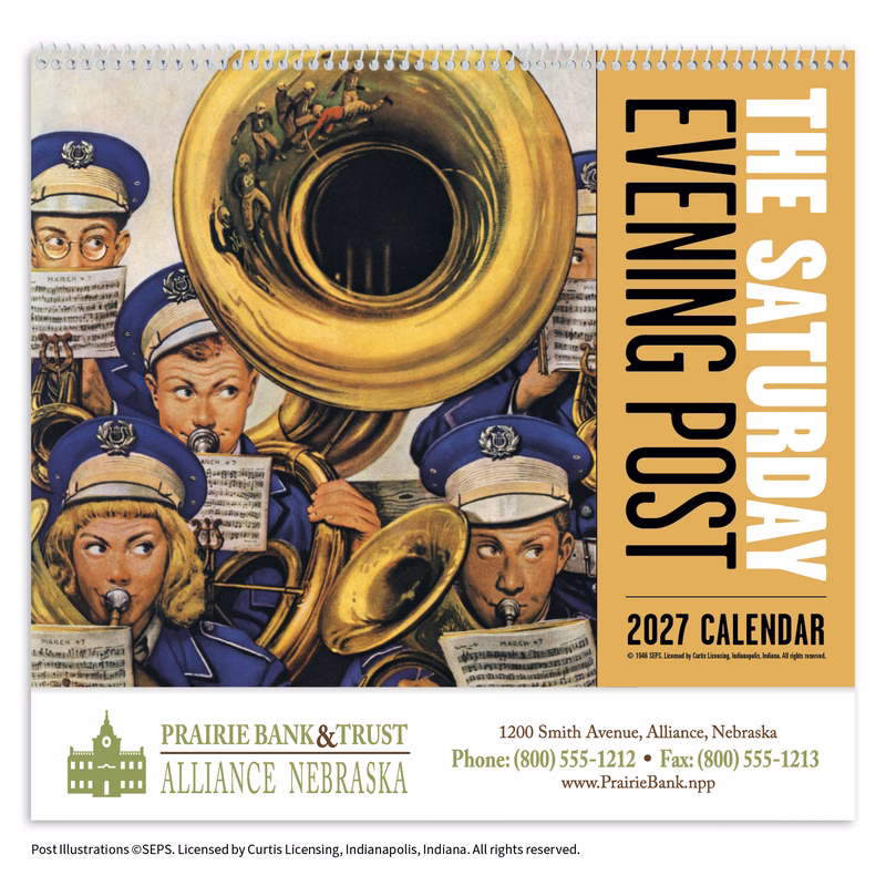 Good Value™  The Saturday Evening Post - Spiral Calendar