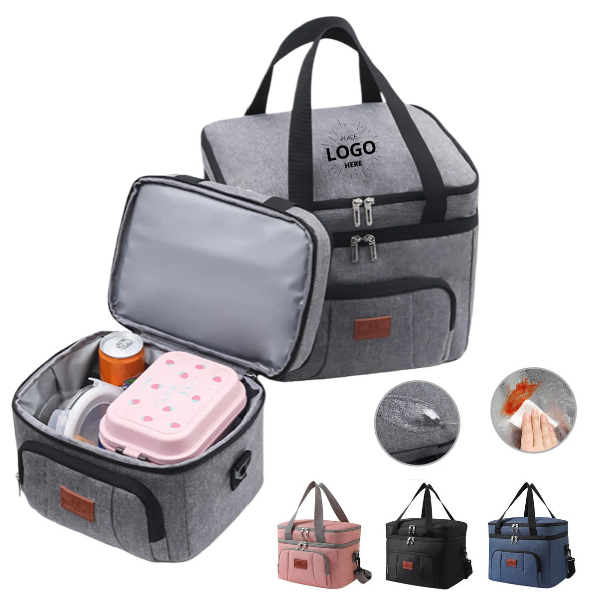 Portable Insulated Refrigerated Food Warmer Lunch Cooler Bag 1