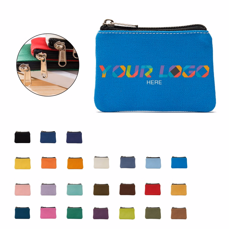 Square Canvas Zero Wallet