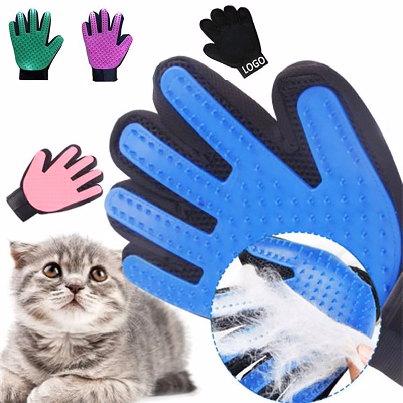 Pet Grooming Brush Glove