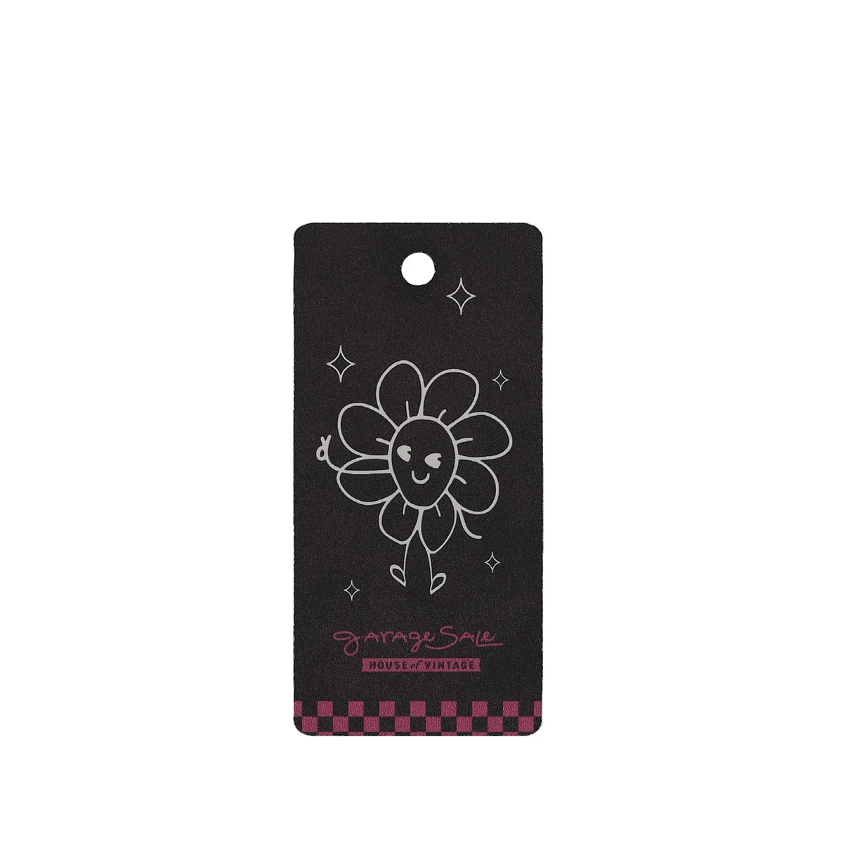 Promo Tag Card Stock 24 pt 01 - 15 sq in White (Stock Shape #) Digital Print 1