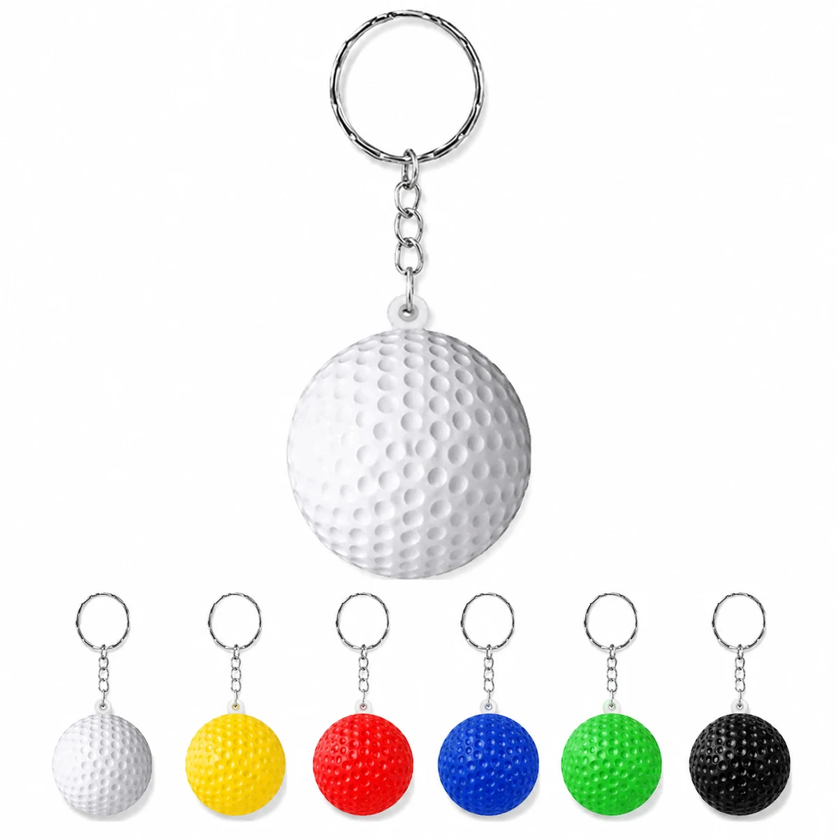 Golf Ball Squeeze Keychain 1